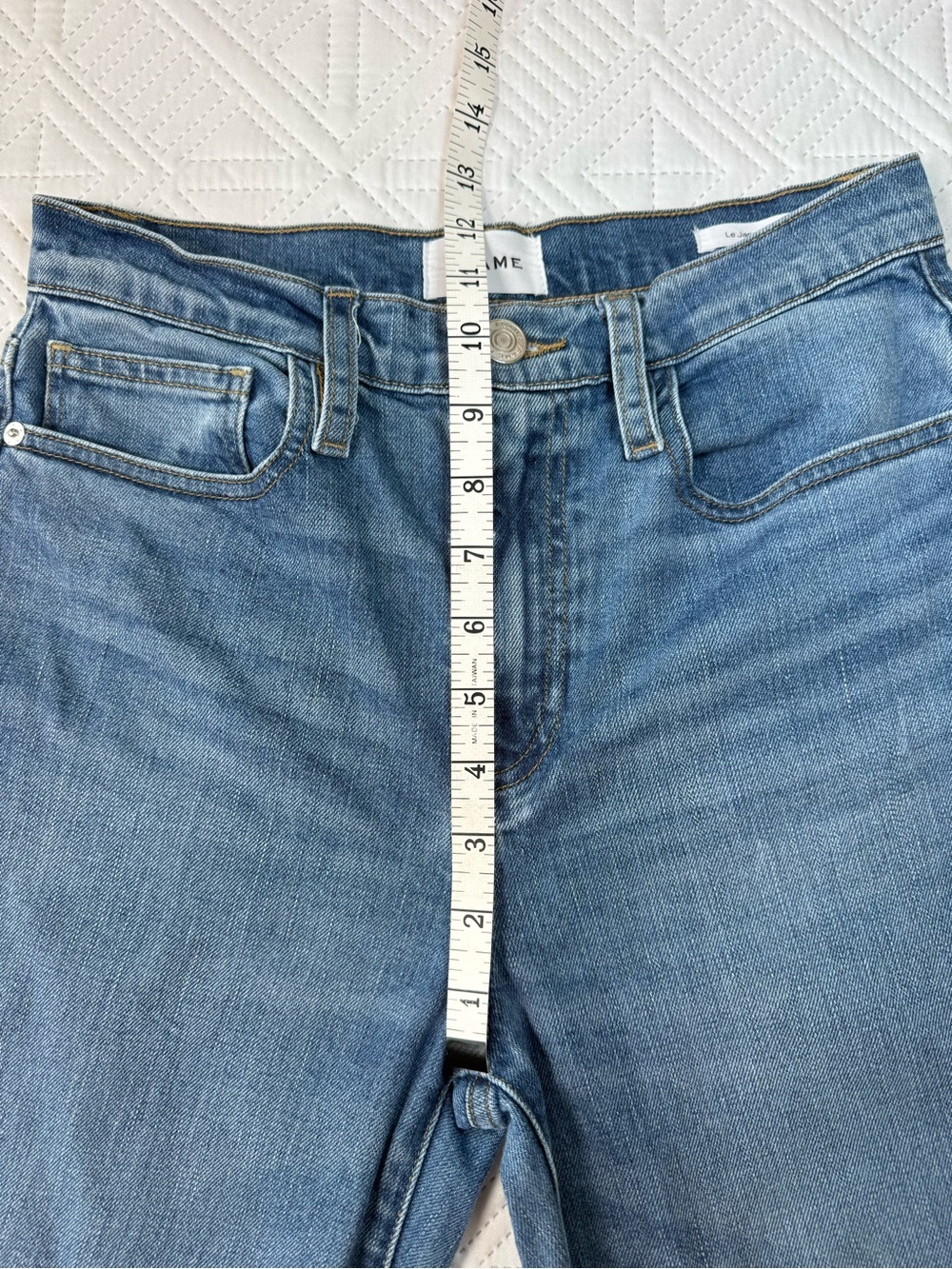 Frame Le Jane Ankle Jeans in Deepwater Size 26 - Picture 7 of 13